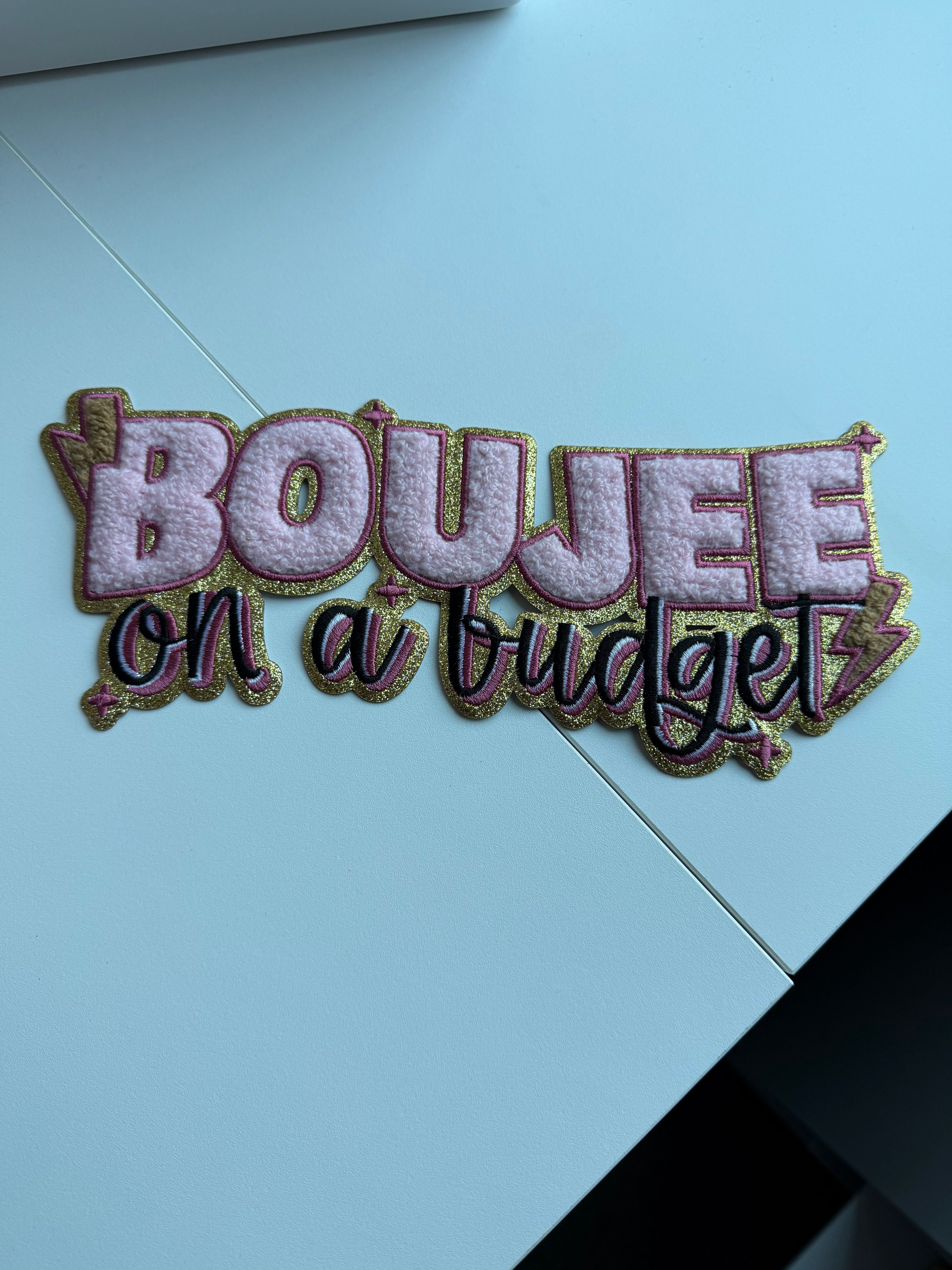 Boujee- Chenille Patch