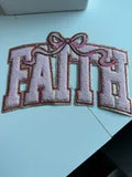 Faith- Chenille Patch