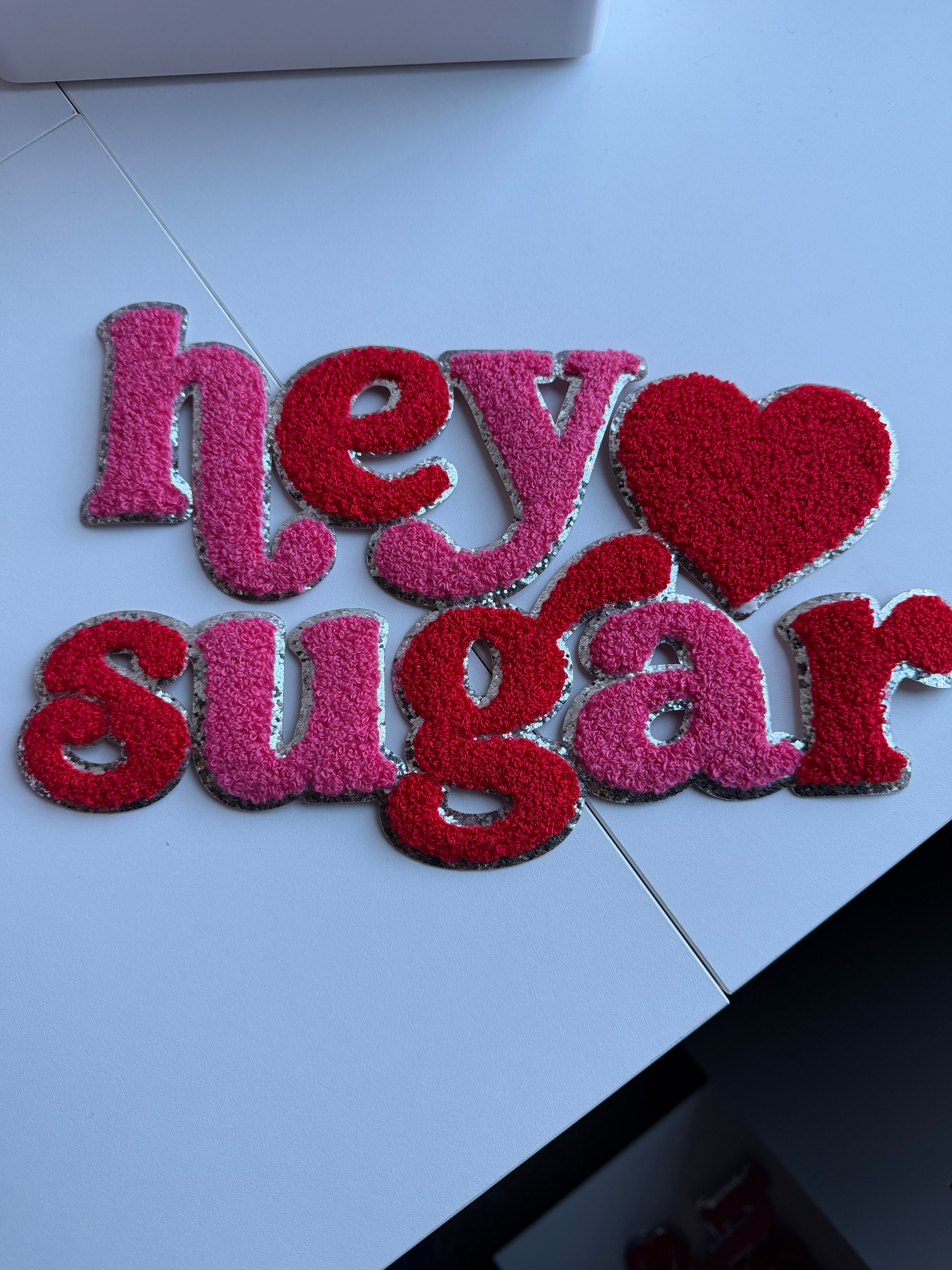Hey Sugar- Chenille Patch