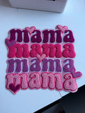Mama Heart- Chenille Patch