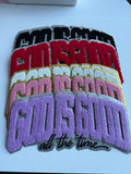 God Is Good- Chenille Patch